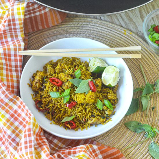 Chicken Curry Fried Rice