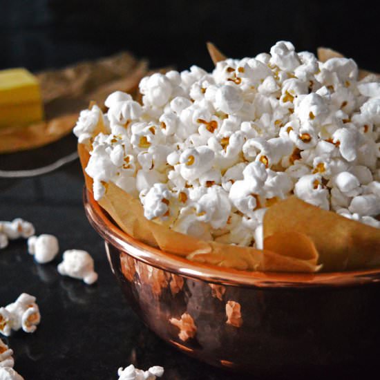 Crunchy, Stove-Top Popcorn