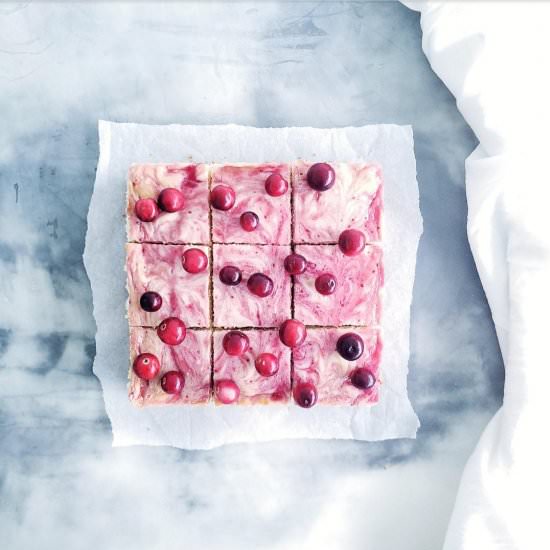 Cranberry Cheesecake Bars