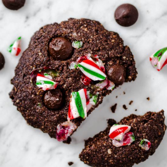 Double Chocolate Peppermint Cookies