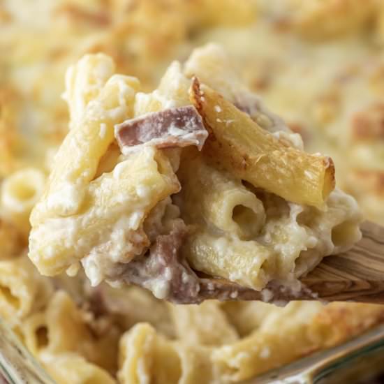 Baked Rigatoni with Prosciutto