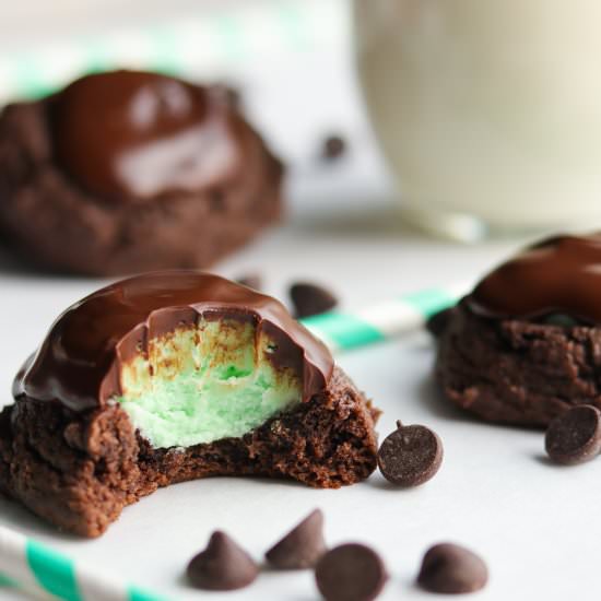 Mint Chocolate Cookies