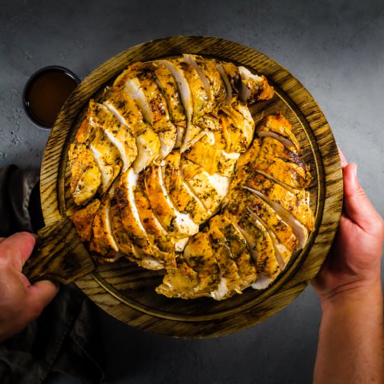 Roasted Turkey Breast Brown Butter