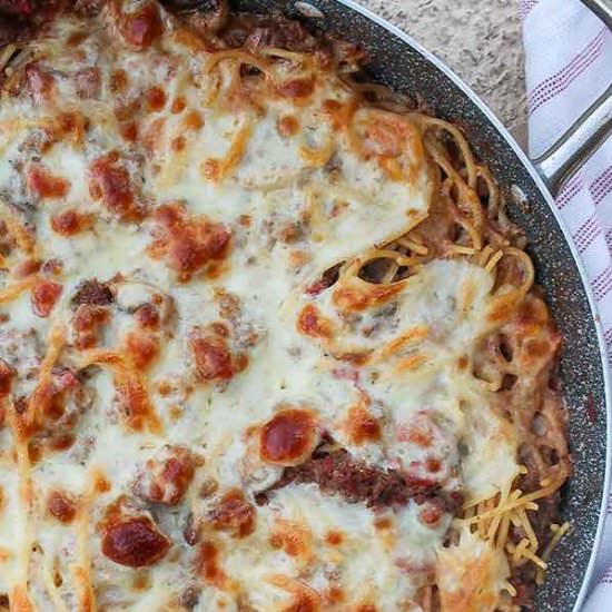 GF Groun Beef & Mushroom Casserole