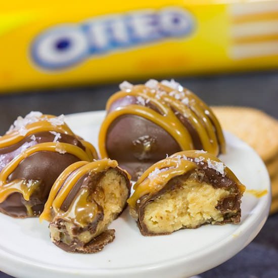 Salted Caramel OREO Cookie Balls