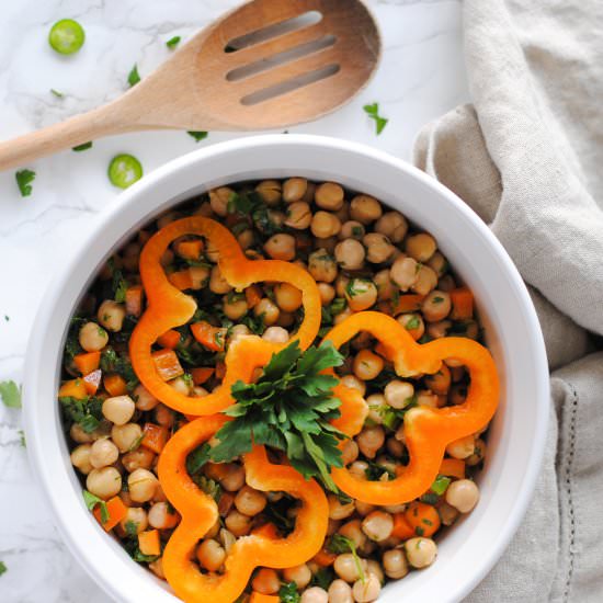 Spicy Chickpea Salad
