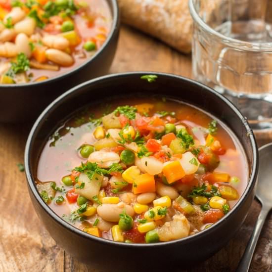 Instant Pot Vegetable Soup