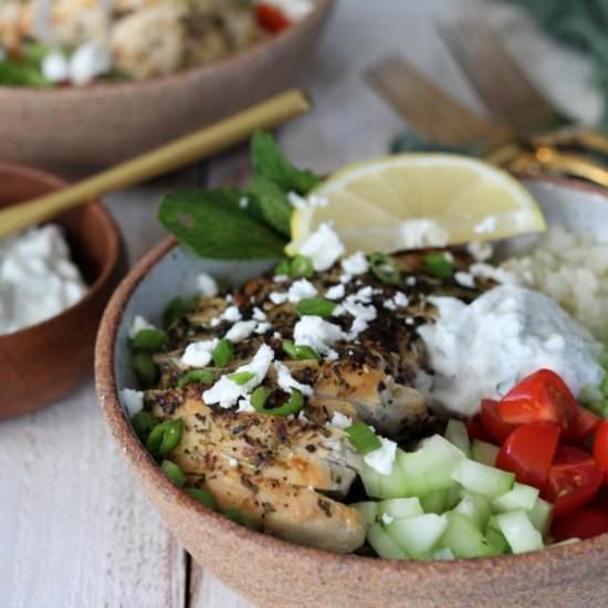 Greek Chicken Bowls
