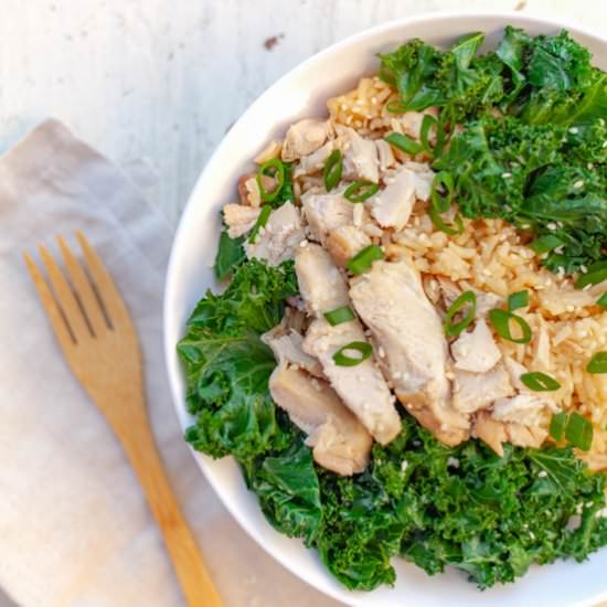 Instant Pot Soy Sauce Chicken Rice