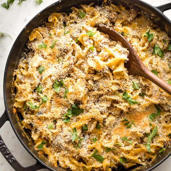 Sausage Noodle Casserole