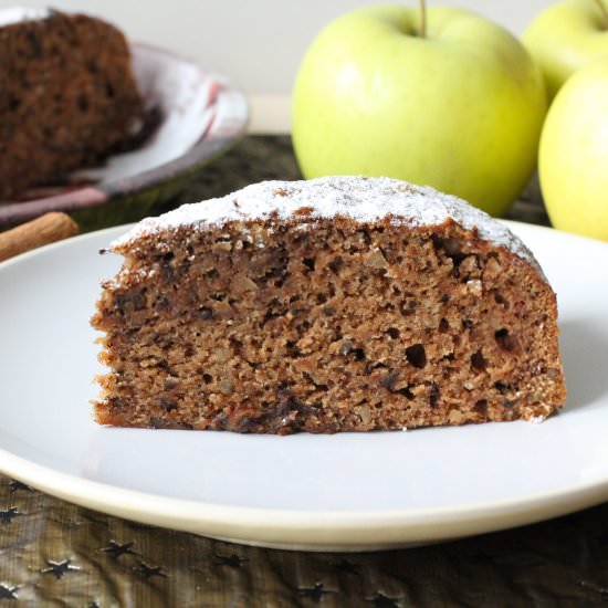 Christmas apple cake
