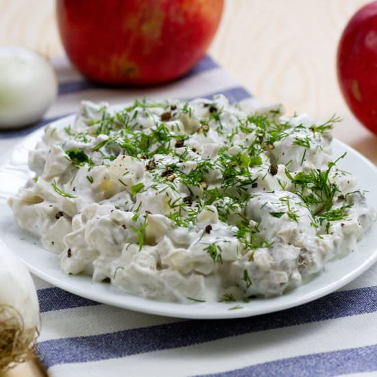 Herring in cream sauce