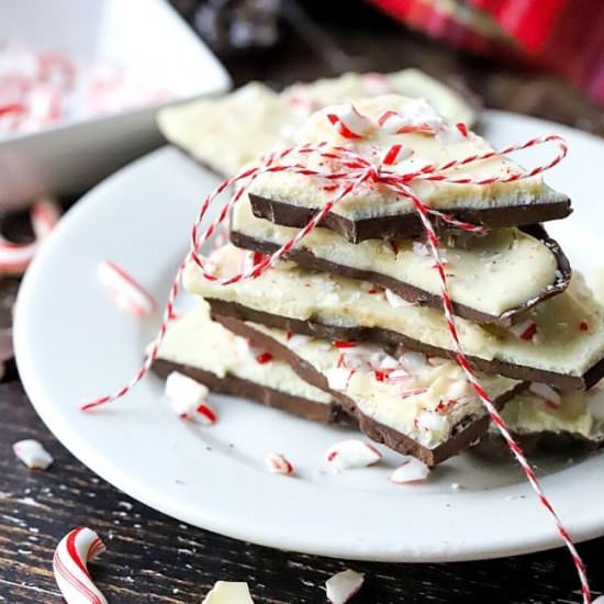 Dark Chocolate Peppermint Bark