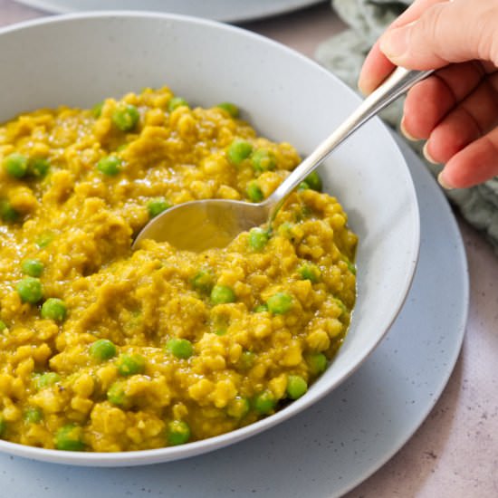 Curried Barley Porridge (Savoury)