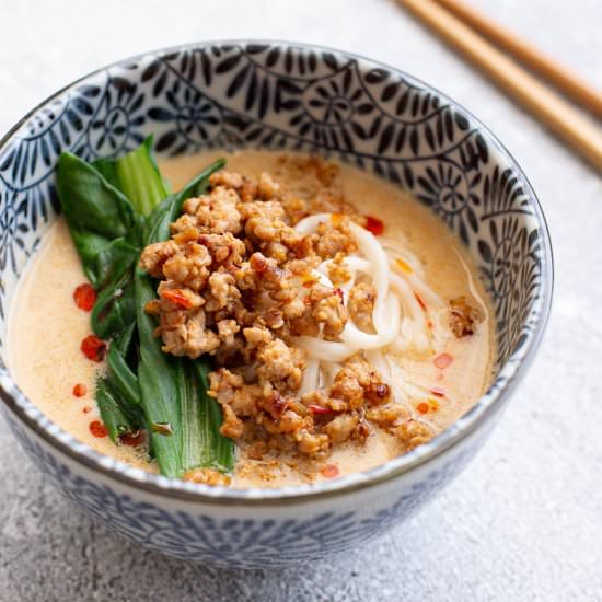 Japanese Tantanmen Ramen Noodles