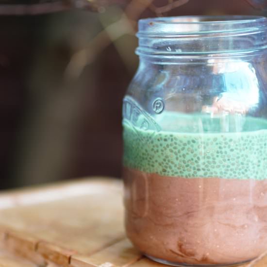 Vegan Mint Chocolate Overnight Oats