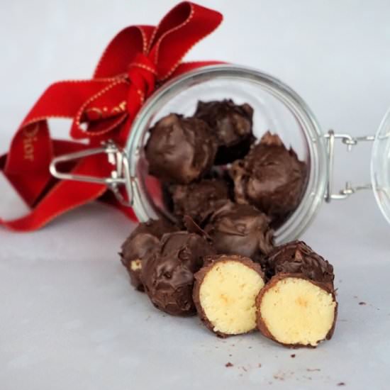 marzipan truffles