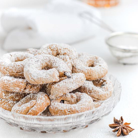 Italian Red Wine Cookies -no butter