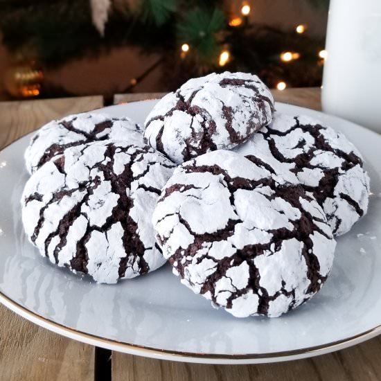 chocolate crinkle cookies