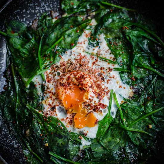 Spinach and Eggs