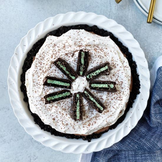 Oreo Mint Pie