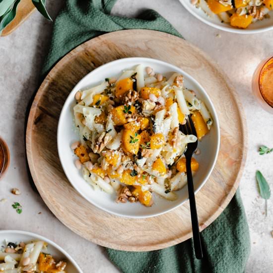 Butternut Squash Penne with Sage