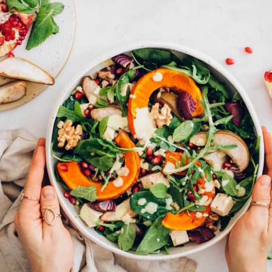 Best Roast Pumpkin Feta Salad