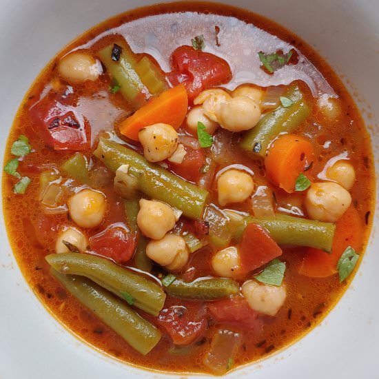 Italian Chickpea Vegetable Soup