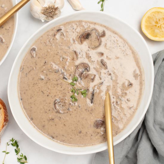 Vegan Mushroom Soup