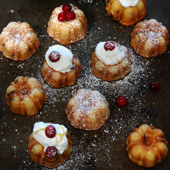 Lemon Cranberry Bundt Cake