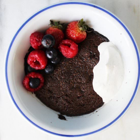 Grain Free Molten Cake