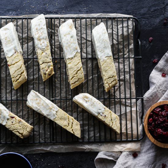 GF Orange Cranberry Biscotti