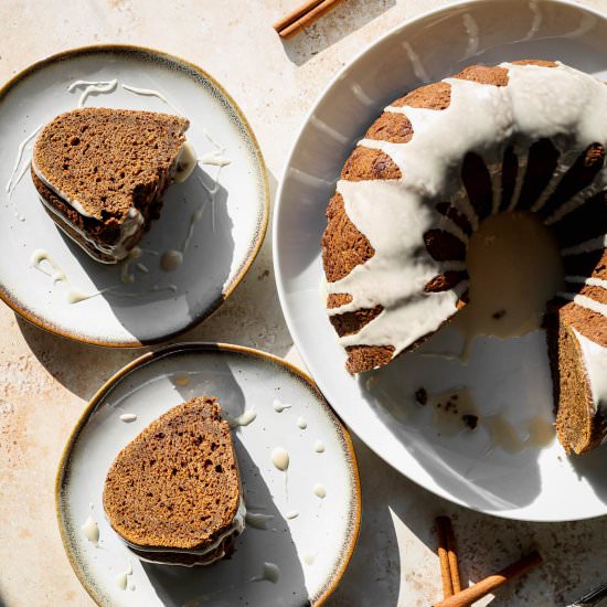 Gluten Free Gingerbread Bundt Cake