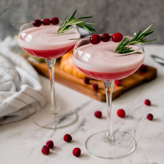 Cranberry Apple Whiskey Sour