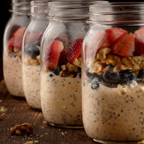 Healthy Easy Overnight Oats Recipe