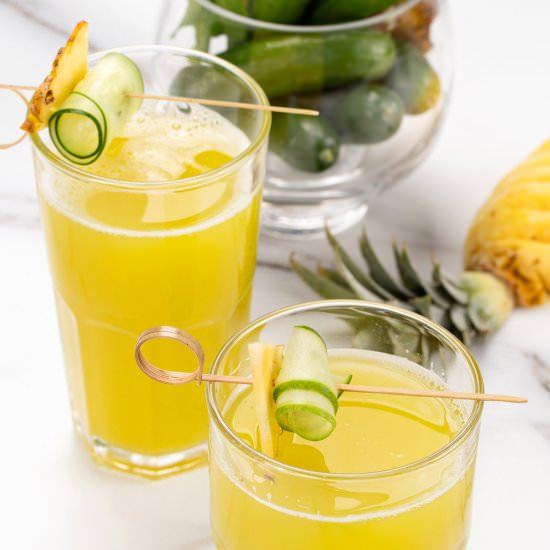 Pineapple Cucumber Juice Recipe