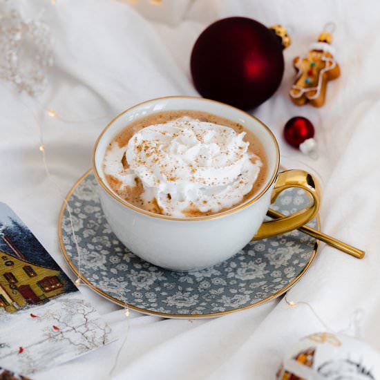 Vegan Eggnog Mocha