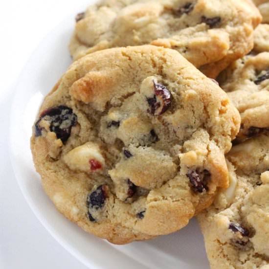 White Chocolate Cranberry Cookies