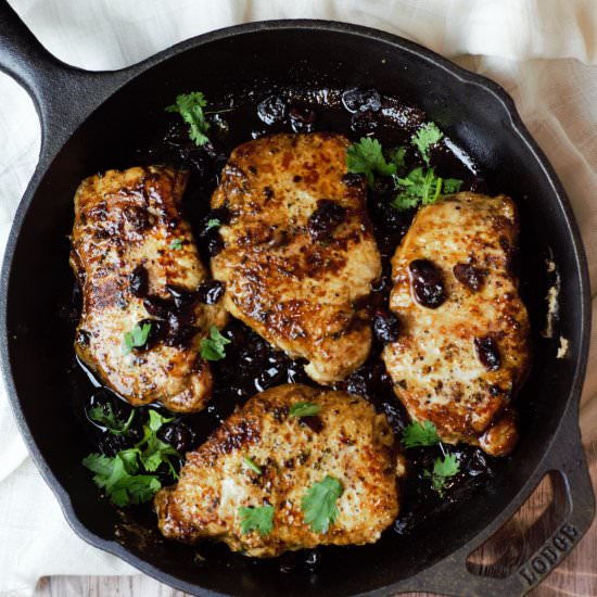 Balsamic Glazed Pork Chops