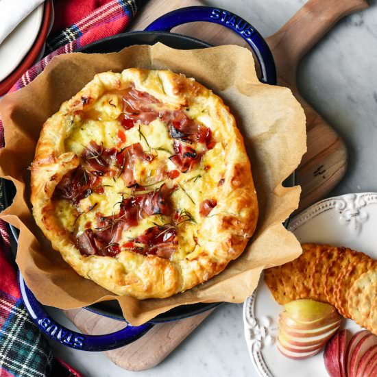 Sweet and Savory Baked Brie