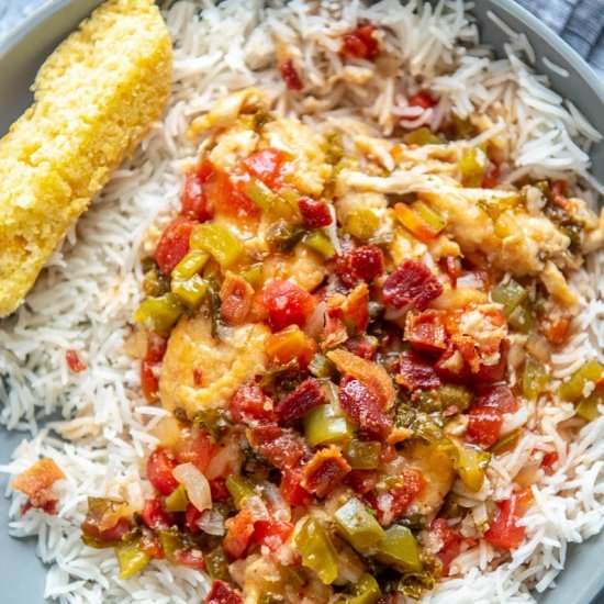 Slow Cooker Beer Braised Chicken