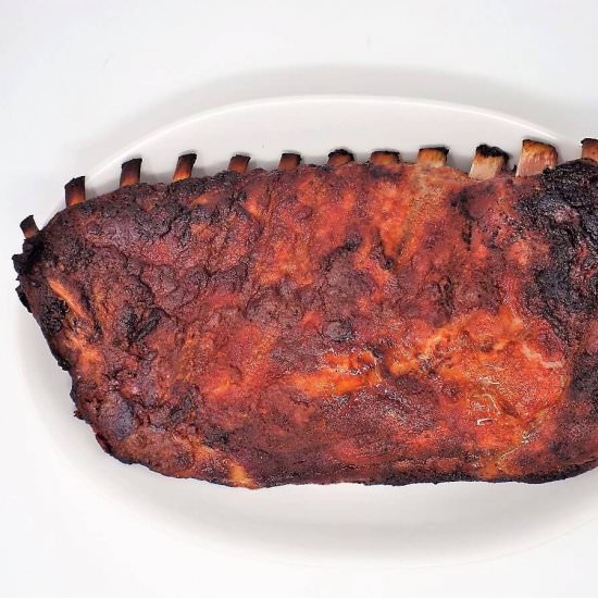 Dry Rubbed BBQ Spare Ribs