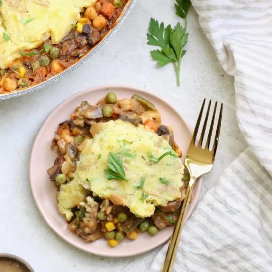 Cozy Vegan Shepherd’s Pie