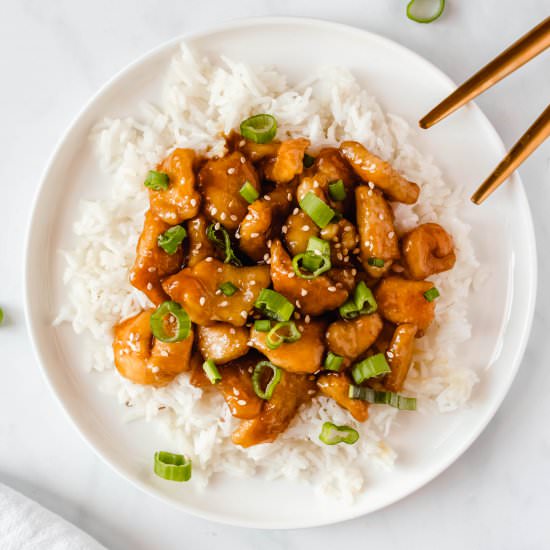 Healthy Chinese Lemon Chicken