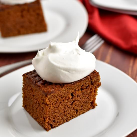 Gluten Free Gingerbread Cake