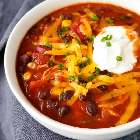 stovetop chicken chili