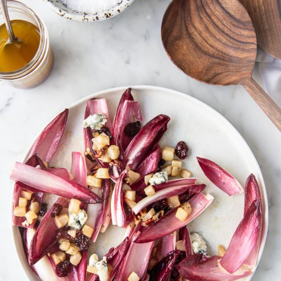 roasted pear endive salad