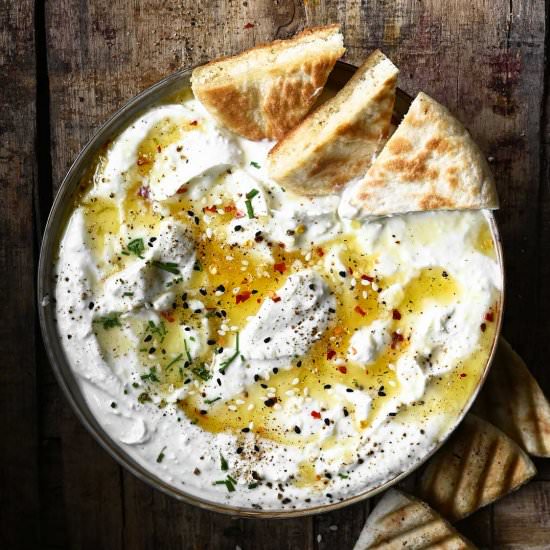 Whipped feta dip