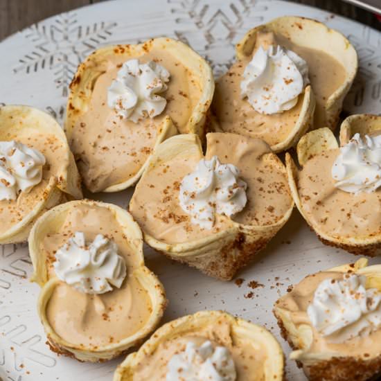 Gingerbread Cheesecake Fluff Cups