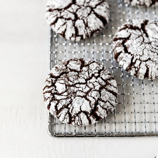 Gluten-free Crinkle Cookies
